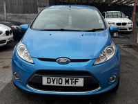 Used Ford Fiesta Zetec 82 HP (60 kW) 2010 Blue Hatchback