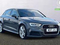 Used Audi A3 Sportback S-Line 150 HP (110 kW) 2017 Grey Hatchback