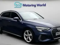 Used Audi A3 Sportback S-Line 150 HP (110 kW) 2022 Blue Hatchback