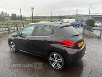 Used Peugeot 208 GT-line 100 HP (73 kW) 2018 Black Hatchback