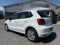 Used VW Polo SE 90 HP (66 kW) 2015 White Hatchback
