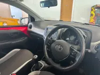 Used Toyota Aygo X-play 69 HP (50 kW) 2015 Red Hatchback