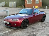 Used Mazda MX5 160 HP (117 kW) 2007 Red Cabriolet