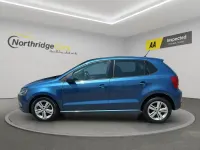 Used VW Polo Edition 90 HP (66 kW) 2017 Blue Hatchback