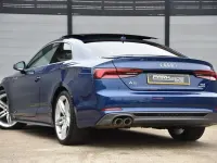 Used Audi A5 S-Line 190 HP (139 kW) 2017 Blue Coupe