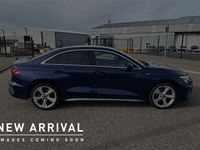 Used Audi A3 S-Line 190 HP (139 kW) 2022 Blue Sedan