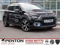 Used Citroën C3 PureTech 110 HP (80 kW) 2023 Black Hatchback