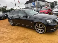 Used Mercedes C220 2012 Black Estate