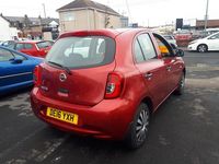 Used Nissan Micra Visia 79 HP (58 kW) 2016 Red Hatchback