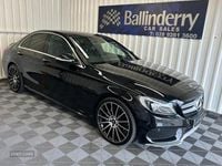 Used Mercedes C220 AMG Line Premium Plus 2015 Black Sedan