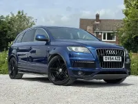 Used Audi Q7 S-line plus 340 HP (250 kW) 2014 Blue SUV