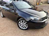 Used VW Golf Cabriolet SE 105 HP (77 kW) 2014 Black Cabriolet