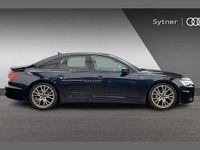 Used Audi A6 Black Edition 200 HP (147 kW) 2020 Blue Sedan