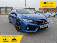 Used Honda Civic SR 126 HP (92 kW) 2018 Blue Hatchback