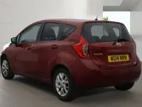 Used Nissan Note Acenta Premium 90 HP (66 kW) 2014 Red Hatchback
