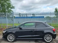 Used Audi A1 S-Line 125 HP (91 kW) 2016 Black Hatchback