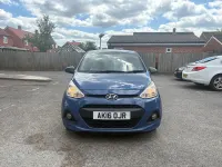 Used Hyundai i10 67 HP (49 kW) 2016 Blue Hatchback