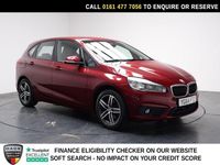 Used BMW 218 Sport Line 136 HP (100 kW) 2014 Red MPV