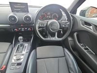 Used Audi A3 Black Edition 147 HP (108 kW) 2019 Blue Hatchback