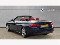 Used BMW 430 Cabriolet M Sport 252 HP (185 kW) 2017 Blue Cabriolet