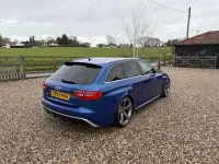 Used Audi RS4 Performance 450 HP (330 kW) 2013 Blue Estate
