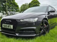 Used Audi A6 Black Edition 320 HP (235 kW) 2015 Grey Estate
