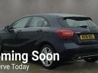 Used Mercedes A160 102 HP (75 kW) 2016 Blue Hatchback