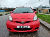 Used Toyota Aygo 68 HP (50 kW) 2011 Red Hatchback
