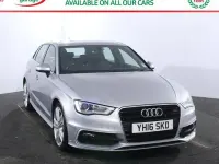 Used Audi A3 Sportback S-Line 150 HP (110 kW) 2016 Silver Hatchback