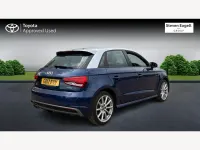Begagnad Audi A1 Sportback S-Line 2017 Blå Halvkombi