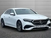 Used Mercedes E220 Advanced 197 HP (144 kW) 2025 Opalite white bright Sedan