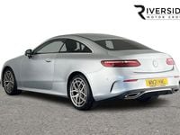Used Mercedes E220 AMG line 194 HP (142 kW) 2021 Silver Coupe