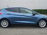 Used Ford Fiesta Titanium 95 HP (69 kW) 2021 Blue Hatchback
