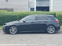 Used Mercedes A200 AMG line 163 HP (119 kW) 2019 Black Hatchback