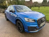Begagnad Audi Q2 Black Edition 116 HK (85 kW) 2019 Blå SUV