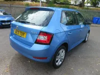 Used Skoda Fabia SE 110 HP (80 kW) 2019 Blue Hatchback