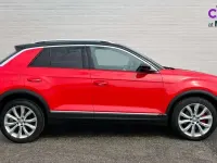 Used VW T-Roc SEL 150 HP (110 kW) 2018 Flash red black SUV