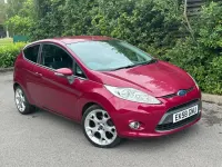 Used Ford Fiesta Titanium 2008 Red Hatchback