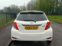 Used Toyota Yaris Trend 101 HP (74 kW) 2012 White Hatchback