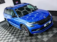 Used Skoda Kodiaq vRS 239 HP (175 kW) 2019 Blue SUV
