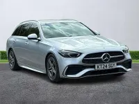 Usado Mercedes C200 AMG line 204 HP (150 kW) 2024 Prateado Carrinha