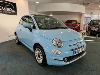 Used Fiat 500 Lounge 69 HP (50 kW) 2015 Blue Hatchback