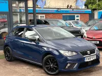 Used Seat Ibiza SE Technology 75 HP (55 kW) 2018 Blue Hatchback
