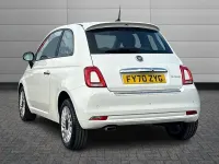 Used Fiat 500 Lounge 70 HP (51 kW) 2020 Bossa nova white Hatchback