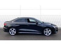 Used Audi A3 S-Line 150 HP (110 kW) 2022 Black Sedan