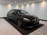Used Mercedes E220 AMG line 2015 Black Coupe