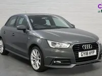 Usado Audi A1 Sportback S-Line 125 HP (91 kW) 2018 Cinzento Citadino