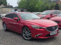 Usado Mazda 6 Inclusive 175 HP (128 kW) 2016 Vermelho Carrinha