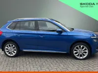 Used Skoda Kamiq SE L 110 HP (80 kW) 2020 Race blue metallic SUV