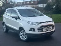 Used Ford Ecosport Zetec 112 HP (82 kW) 2015 White SUV